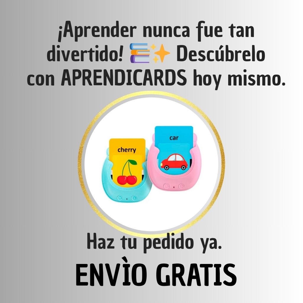APRENDICARDS – Tarjetas Interactivas para Aprender Jugando (1 a 5 años)