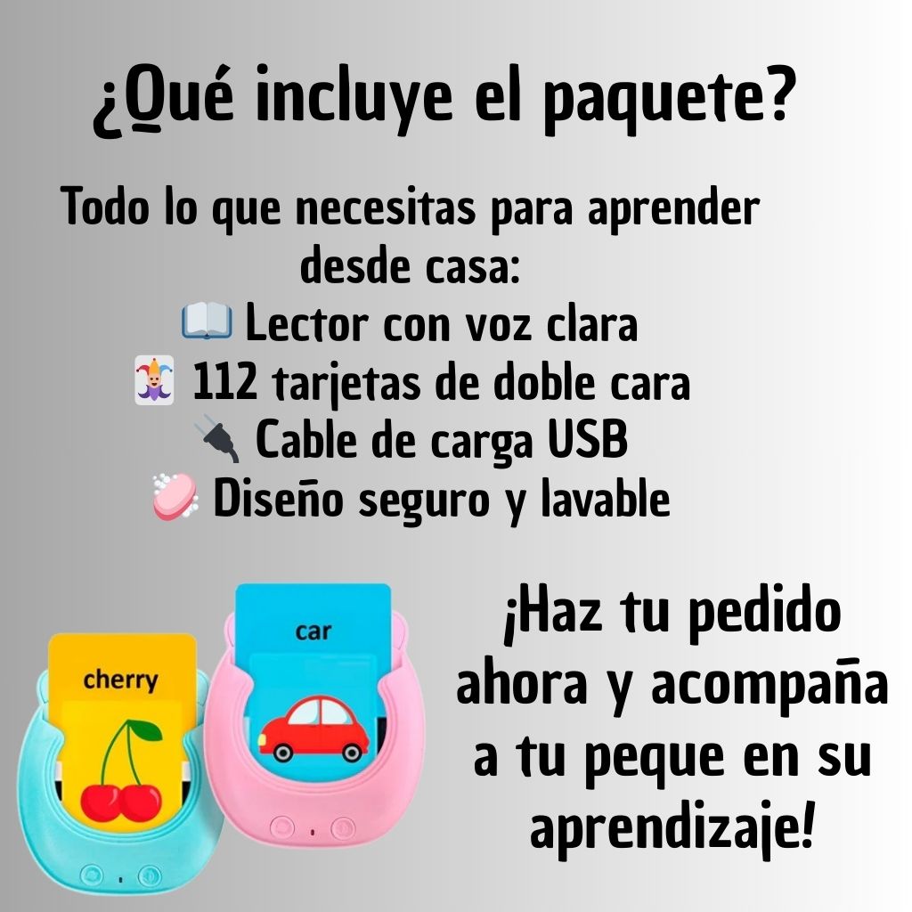 APRENDICARDS – Tarjetas Interactivas para Aprender Jugando (1 a 5 años)
