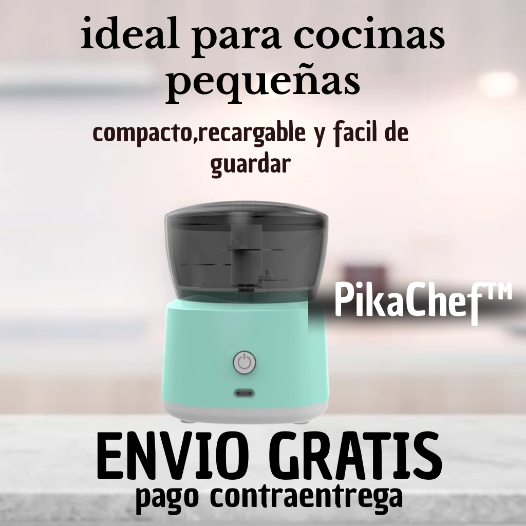 PikaChef™ – Mini Procesador Eléctrico USB