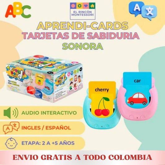 APRENDICARDS – Tarjetas Interactivas para Aprender Jugando (1 a 5 años)